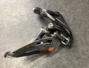 Shimano XT FD-M8020-H 11-speed Double Front Derailleur, Side Swing, High Clamp Band Mount