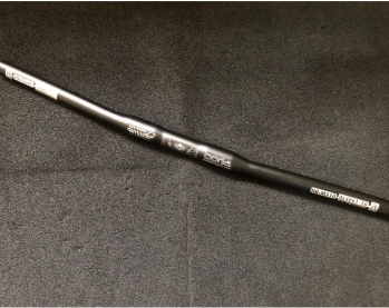 Amoeba Aluminium Borla Flat Handlebar 25.4mm x 580mm Bk