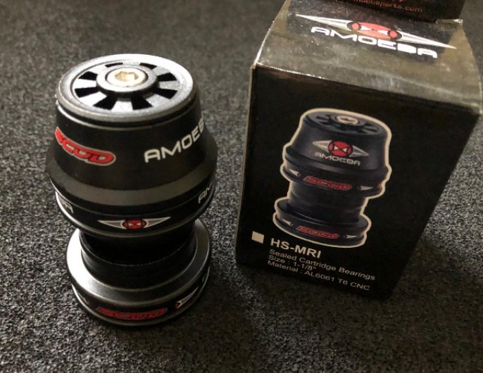 Amoeba SCUD HS-MR1 1-1/8 Threadless Sealed Catridge Bearing Headset