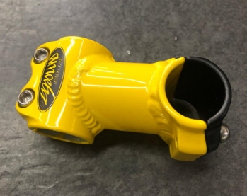 Amoeba 25.4mm Alloy Stem Yellow/Black