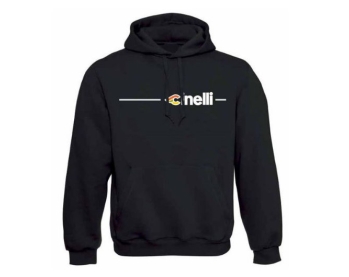 Cinelli Supercorsa Black Hoodie Sweatshirt