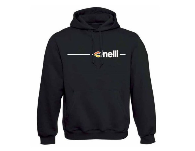 Cinelli Supercorsa Black Hoodie Sweatshirt