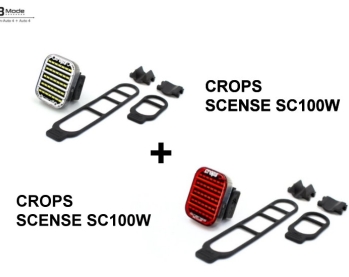 Crops SCENES SC100W + SC100R Auto Light Sensor USB Front & Rear Light