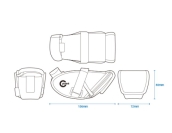 Crops LTG Gina02 Saddle Bag