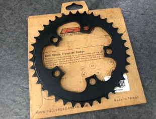 FSA CNC 94mm BCD, for 5 bolt cranks 38T ATB Chainring Black 