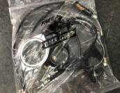 GYRO BMX Brake Cables Complete Set Front Rear Upper Lower Spinner Rotor Silver GYRO BMX Brake Cables Complete Set Front Rear Upper Lower Spinner Rotor Silver