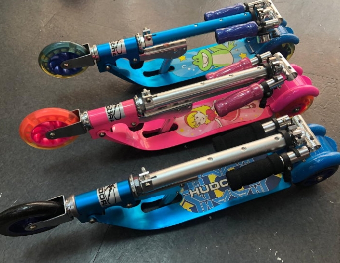 HUDORA 125 Folding Kick Scooter for children 3-wheels HUDORA 125 Folding Kick Scooter for children 3-wheels