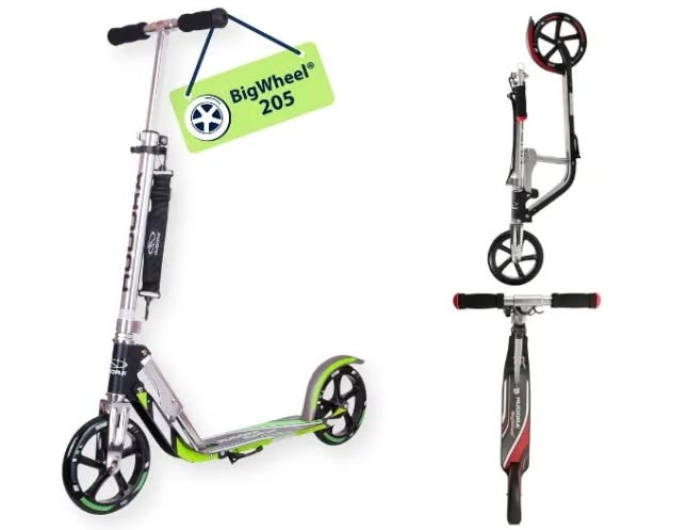 HUDORA 205 Folding Kick Scooter for kids 8 Years and Up