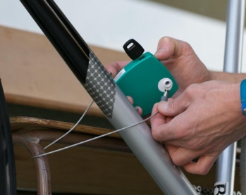 Knog Milkman Lock w/2 keys|Retractable Bicycle Lock |Pocket Bike Lock