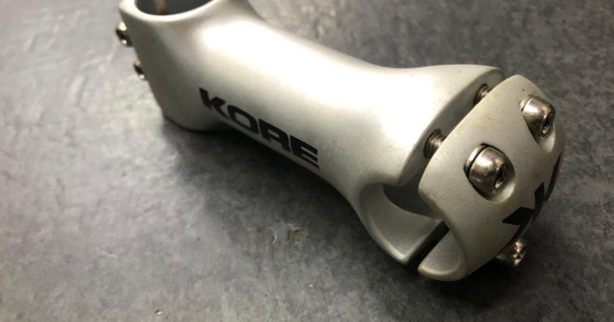 Kore 25.4mm 3 bolts system Stem Silver