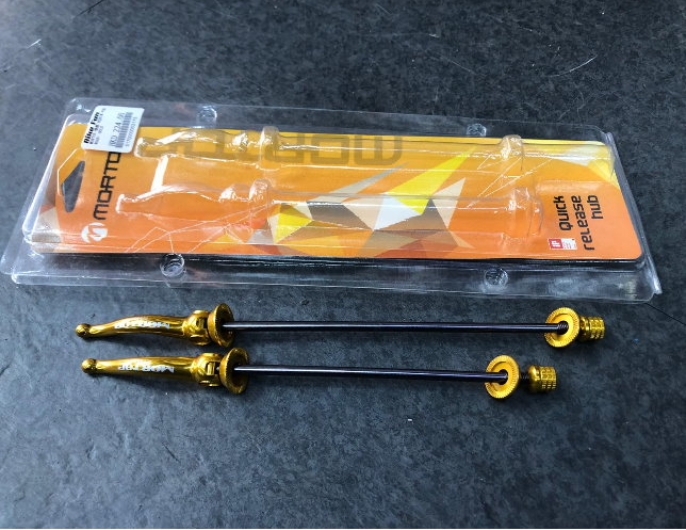 Mortop Road Bike Skewer Set 100mm 130mm Quick Release 36g