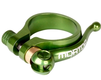MORTOP Seatpost Clamp Quick Release 34.9mm w/Titanium Bolt 24.7g