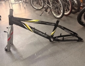 Mosso Fire Power Alloy BMX Frame and Fork Black/Silver 20inch