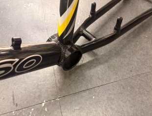 Mosso Fire Power Alloy BMX Frame and Fork Black/Silver 20inch