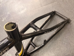 Mosso Fire Power Alloy BMX Frame and Fork Black/Silver 20inch