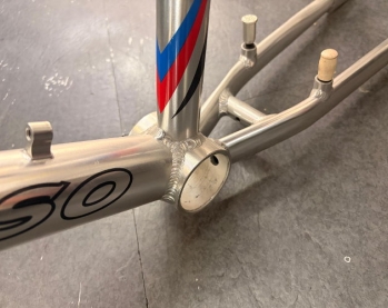 Mosso Fire Power Alloy BMX Frame and Fork Silver 20inch