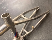 Mosso Fire Power Alloy BMX Frame and Fork Silver 20inch