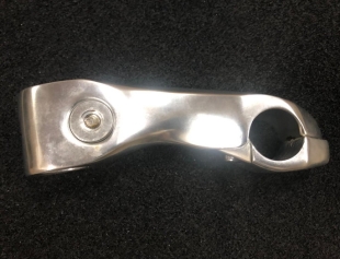 Road 1" or 1 1/8" threadless Stem 100mm Silver