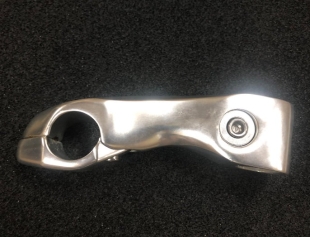 Road 1" or 1 1/8" threadless Stem 100mm Silver