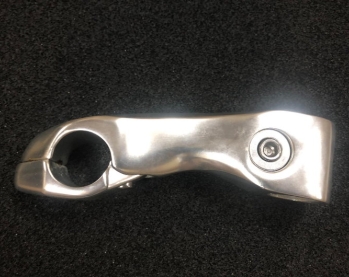 Road 1" or 1 1/8" threadless Stem 100mm Silver