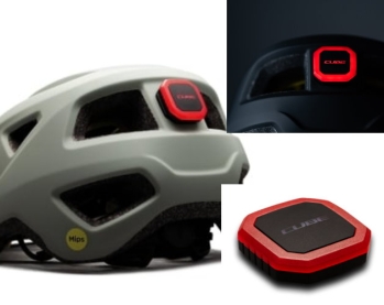 CUBE Helmet Rear Light Red