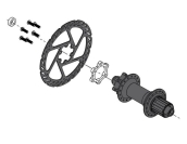 Sunringle Front Axle Boost Adapter Set - 15x100mm > 15x110mm