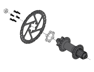 Sunringle Front Axle Boost Adapter Set - 15x100mm > 15x110mm