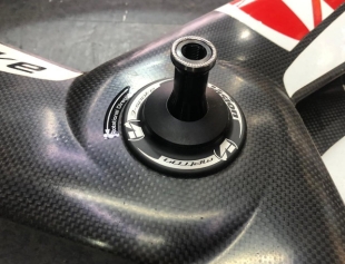 Vision Metron 3-Spoke Track Carbon Front &amp; Rear Tubular Wheelset 700c Red/White