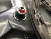 Vision Metron 3-Spoke Track Carbon Front & Rear Tubular Wheelset 700c Gray Vision Metron 3-Spoke Track Carbon Front & Rear Tubular Wheelset 700c Gray